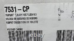 NIB KOHLER K-7531-CP Tripoint 1.28 GPF Toilet HEC Flush Valve, Polished Chrome