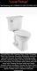 New American Standard Vormax Flush Tech Watersense Elongated Chair Height Toilet