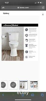 New American Standard VORMAX FLUSH TECH WaterSense Elongated Chair Height Toilet