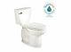 New American Standard White Toilet 2 Piece Elongated Bowl Flush 1.28 Gpf