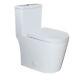 Open Box Winzo Wz5089 Small Modern Compact One Piece Toilet Mini Bathroom White