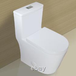 OPEN BOX WinZo WZ5089 Small Modern Compact One Piece Toilet MINI Bathroom White