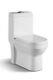 One Piece Toilet Modern Bathroom Toilet Dual Flush Toilet Acerra 28.3