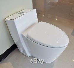 One Piece Toilet Modern Bathroom Toilet Dual Flush Toilet -Monte Carlo 27.6