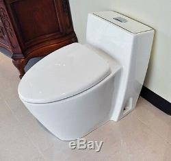 One Piece Toilet Modern Bathroom Toilet Dual Flush Toilet -Monte Carlo 27.6