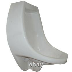 PROFLO PF1815PT White Wall Mounted Urinal Fixture Flush Valve Not Included