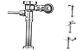 Regal 110 Exposed Manual Flushometer Manual Flush Valve 3.5 Gpf Water Closet