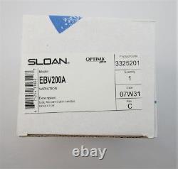 SLOAN Flush Valve Retrofit Kit, Toilet/Urinal, Side Over Handle EBV200A- 3325201