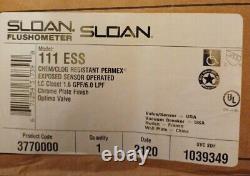 SLOAN OPTIMA 111 ESS / 3770000 Electric Sensor Exposed Flushometer 1.6GPF
