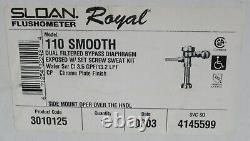 SLOAN ROYAL 110 SMOOTH Royal 110 Smooth Water Closets 3010125 Sensor Operated