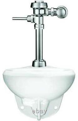 SLOAN WETS2050.1041 Flush Valve Toilet, 11-1/2 Rough-In, Wall