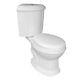 Sheffield Corner 2-piece 0.8 Gpf/1.6 Gpf Watersense Dual Flush Round Toilet In W