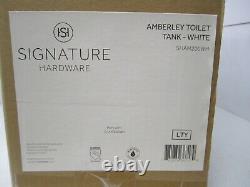 Signature Hardware Amberley 1.28 gpf Toilet Tank in White SHAM200WH