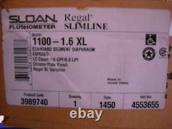 Sloan 3989740 Slimline Bedpan Washer Regal Model Flushometer 1100-1.6 XL New