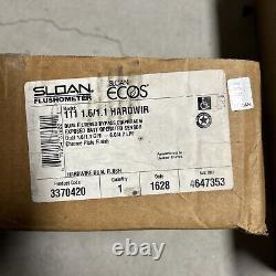 Sloan Ecos Flushometer 1.6 gpf in Polished Chrome 111 1.6/1.1 H8