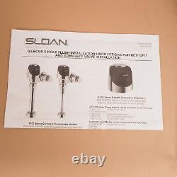 Sloan G2 Optima RESS-U Dual Filter LC Urinal 1.0 GPF/3.8 LPF Battery Sensor
