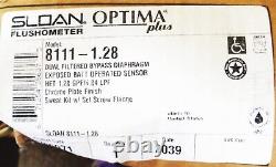 Sloan Optima 3790071 8111-1.28 GPF Water Closet, Sensor & Override Flush Button