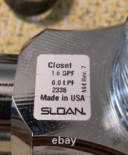 Sloan Optima Plus 1.6GPF Automatic Flushometer with EBV-183A Sensor Flush Valve
