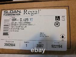 Sloan Regal 186-0.125 XL Flush Valve With Screw Sweat Kit Polished Chrome
