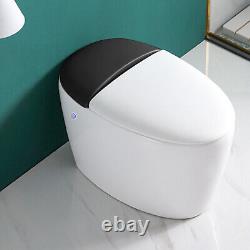 Smart Elongated One Piece Toilet Bidet With Soft Seat Water Saving Dual Flushing