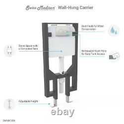 Swiss Madison Concealed In-Wall Toilet Tank Carrier System 2 x 4 Dual Flush
