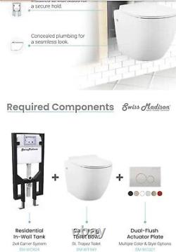 Swiss Madison SM-WC424 Dual Flush 0.8-1.28 GPF In-Wall Toilet Tank Only N/A