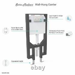 Swiss Madison Wall Hung Toilet Concealed Tank Carrier 2x4 Black N/A
