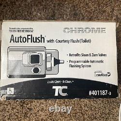 ^ TC Auto Flush Side Mount Toilet Flushing System Chrome FG401187A