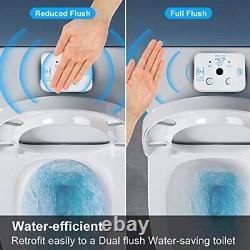 TFQQ Touchless Toilet Flush Kit Automatic Toilet Canister Flush Valve kit Wat