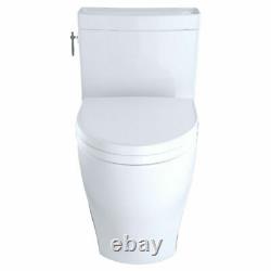 TOTO Aimes One-Piece Toilet 1.28 GPF, Elongated, WASHLET+ Connection, Cotton