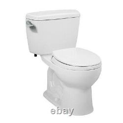 TOTO Drake Round Two Piece Toilet (Cotton White) CST743E-01 New