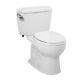 Toto Drake Round Two Piece Toilet (cotton White) Cst743e-01 New