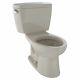 Toto Drake Two-piece Elongated 1.6 Gpf Ada Compliant Toilet, Bone Cst744sl#03