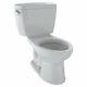Toto Drake Two-piece Elongated 1.6 Gpf Ada Compliant Toilet, Colonial White