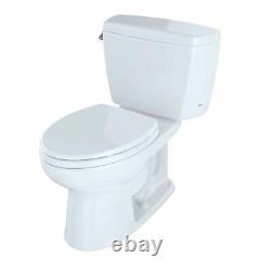 TOTO Drake Two-Piece Elongated 1.6 GPF ADA Compliant Toilet, Colonial White
