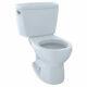 Toto Drake Two-piece Round 1.6 Gpf Toilet With Insulated Tank, Cotton White