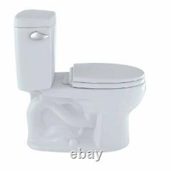 TOTO Drake Two-Piece Round 1.6 GPF Toilet with Insulated Tank, Cotton White