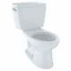 Toto Drake Two Piece Toilet 1.6 Gpf, Elongated, Ada, Cotton White Toto