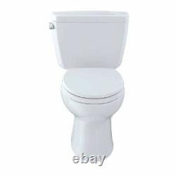 TOTO Drake Two Piece Toilet 1.6 GPF, Elongated, ADA, Cotton White TOTO