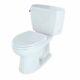 Toto Eco Drake Two-piece Toilet 1.28 Gpf, Elongated, Cotton White Toto