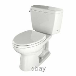 TOTO Eco Drake Two-Piece Toilet 1.28 GPF, Elongated, Sedona Beige TOTO