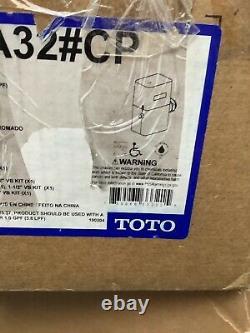 TOTO EcoPower Ultra-High Efficiency Toilet Flush Valve Set Polished Chrome