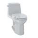 Toto Ms854114e Eco Ultramax One Piece Elongated 1.28 Gpf Toilet White