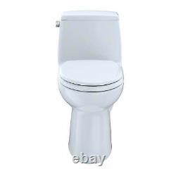 TOTO MS854114E Eco UltraMax One Piece Elongated 1.28 GPF Toilet White