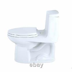 TOTO MS854114EL Eco UltraMax One Piece Elongated 1.28 GPF Toilet White