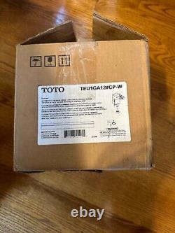 TOTO TEU1GA12#CP Exposed, Top Spud, Automatic Flush Valve 53CJ02 OPEN BOX