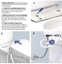 TOTO White Automated Washlet Bidet Toilet Seat Elongated A200 T1SW2024#01
