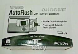 Technical Concepts FG401206-a Auto Flush Toilet, Side Mount, Chrome