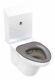 Toilet Bestcare Wh2142-2802-16 With Flush Valve & Cover Stainless Steel