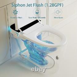 Toilet with bidet built in, AUTO Open/Close Lid, Feet Sensor Operation, AUTO